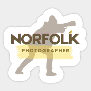 Norfolk Photographer Sticker